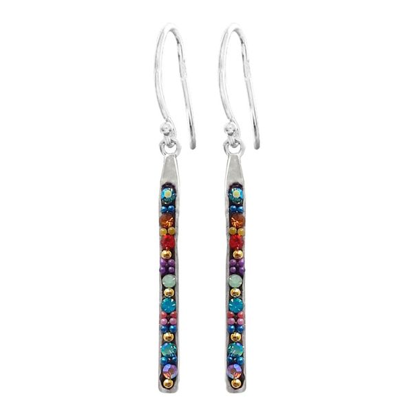 Sterling Silver Austrian Crystal Petite Color Stick Earrings Dickinson Jewelers Dunkirk, MD