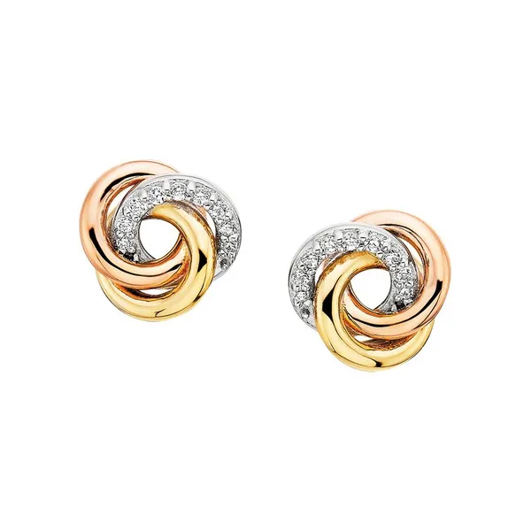 Gold Vermeil Love Knot Earrings Dickinson Jewelers Dunkirk, MD