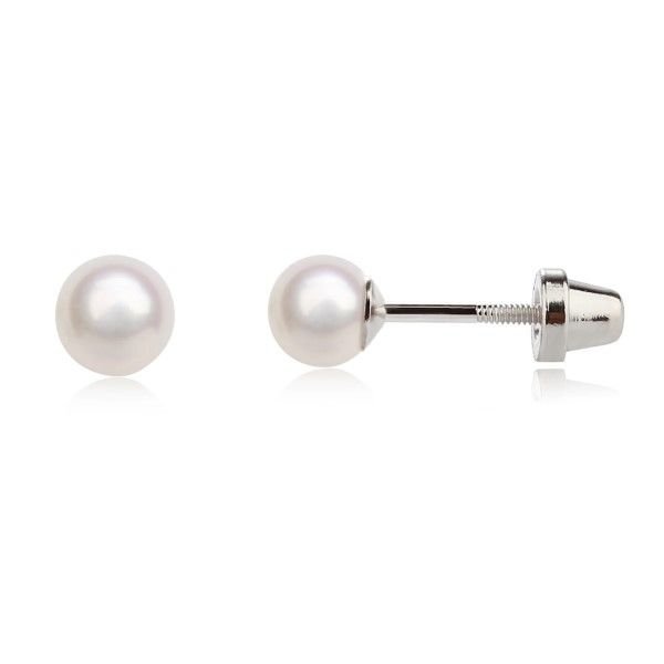 Sterling Silver Freshwater Pearl Earrings Dickinson Jewelers Dunkirk, MD