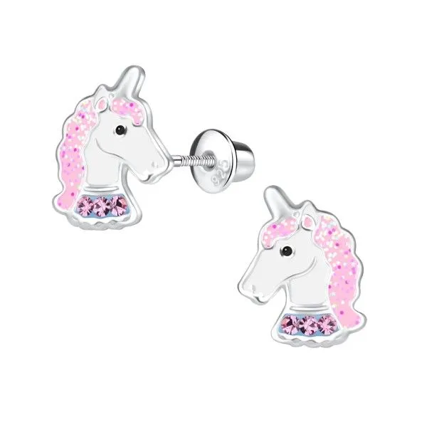 Sterling Silver Unicorn Earrings Dickinson Jewelers Dunkirk, MD