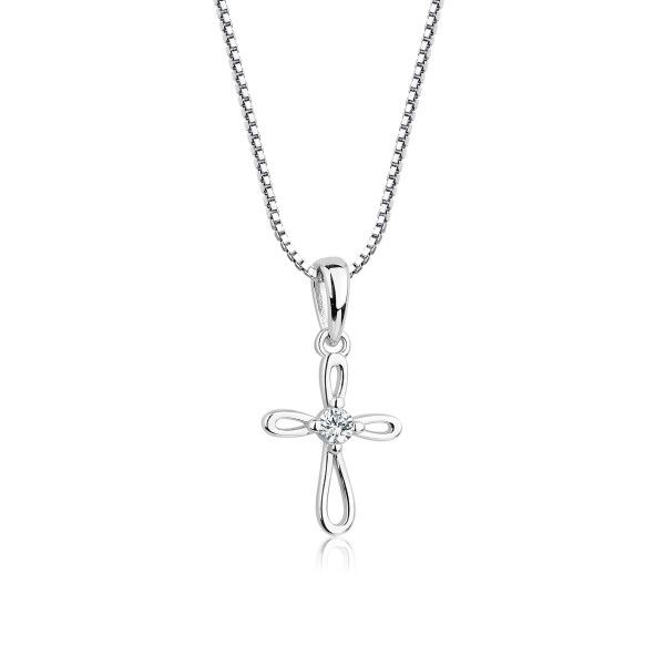 Sterling Silver Infinity Cross Necklace Dickinson Jewelers Dunkirk, MD