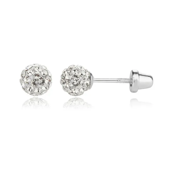 Child Clear Stardust Earrings Dickinson Jewelers Dunkirk, MD