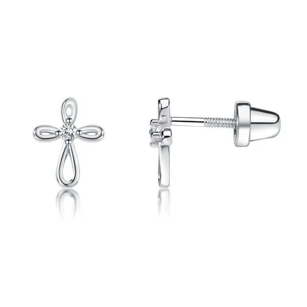 Sterling Silver Cross Earrings Dickinson Jewelers Dunkirk, MD
