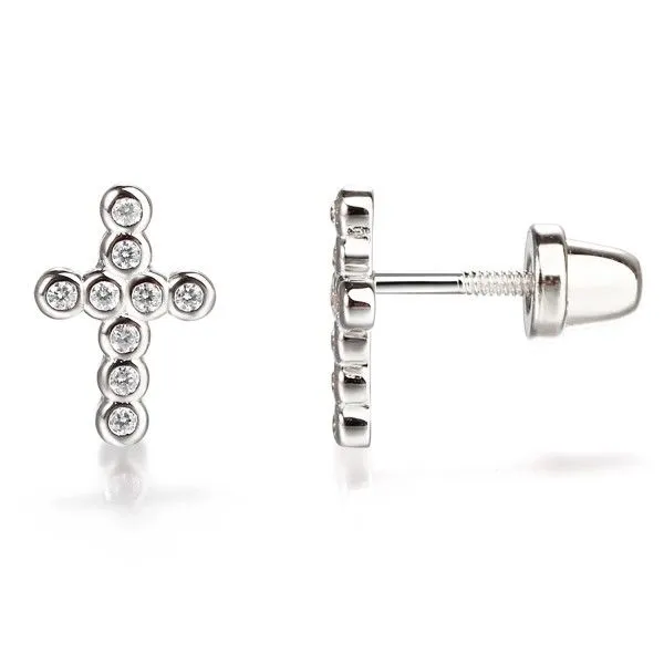 Sterling Silver Cross Earrings Dickinson Jewelers Dunkirk, MD