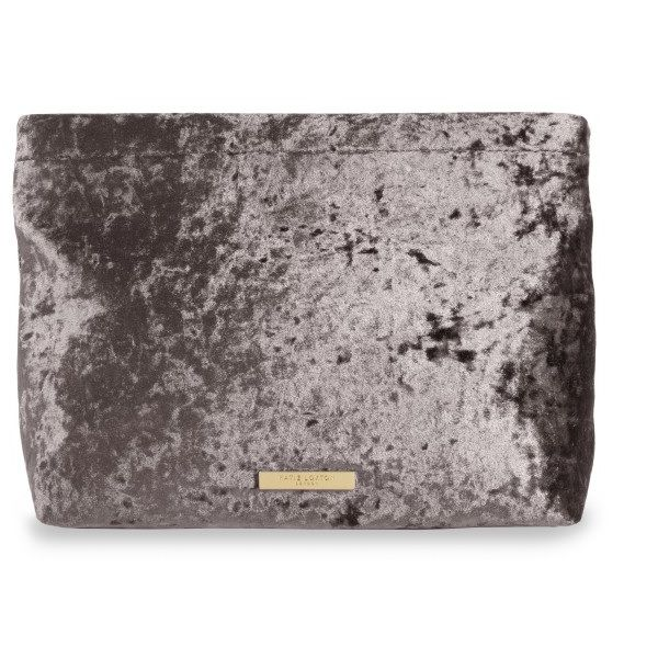 Crushed Taupe Valentina Velvet Clutch Dickinson Jewelers Dunkirk, MD