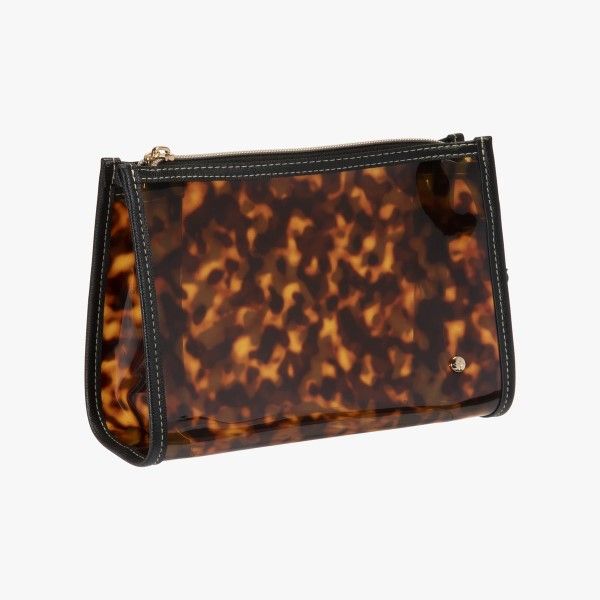 Miami - Clearly Tortoise Zip Cosmetic Bag Dickinson Jewelers Dunkirk, MD