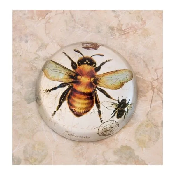 Crystal Dome Bumble Bee Paperweight Dickinson Jewelers Dunkirk, MD