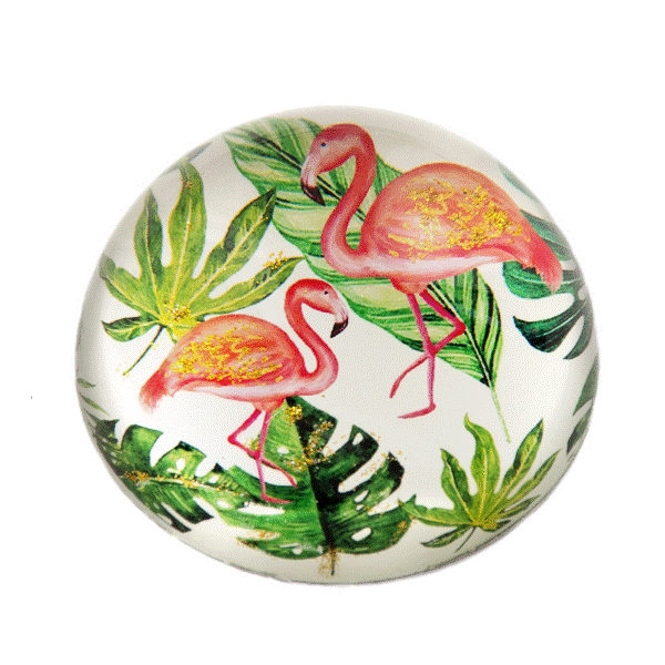 Metallic Flamingo Paperweight Dickinson Jewelers Dunkirk, MD