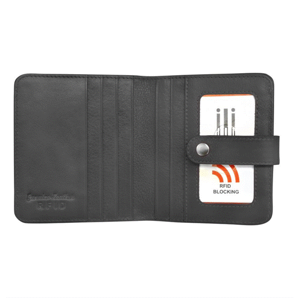 Bi-Fold Credit Card Wallet - Black Image 2 Dickinson Jewelers Dunkirk, MD