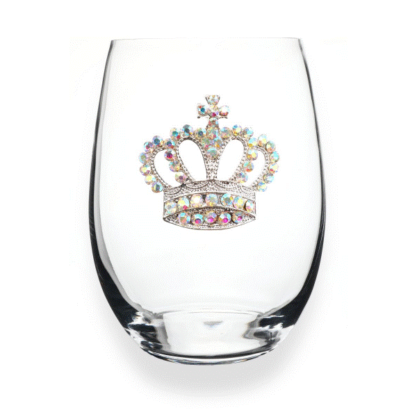 Crown Stemless Wine Glass Dickinson Jewelers Dunkirk, MD