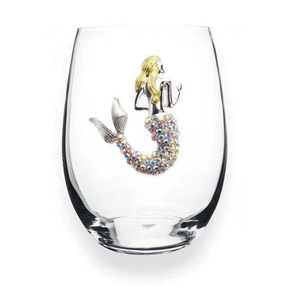 Mermaid Stemless Wine Glass Dickinson Jewelers Dunkirk, MD