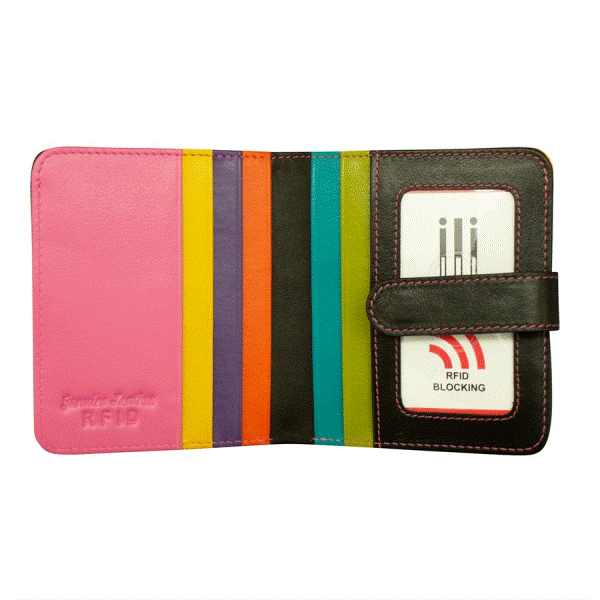 Bi-Fold Credit Card Wallet - Black Brights Image 2 Dickinson Jewelers Dunkirk, MD