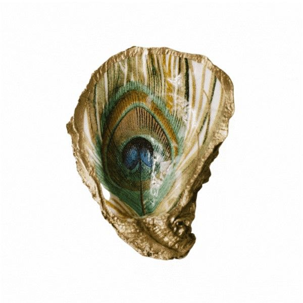 Decoupage Oyster Jewelry Dish Dickinson Jewelers Dunkirk, MD