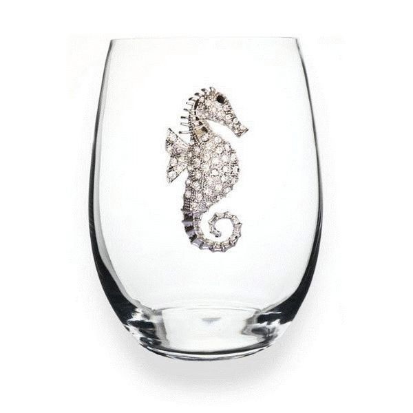 Seahorse Stemless Wine Glass Dickinson Jewelers Dunkirk, MD