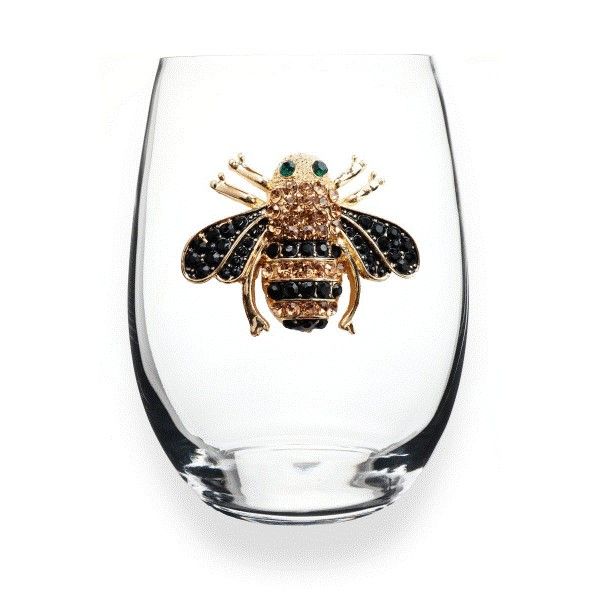 Queen Bee Stemless Wine Glass Dickinson Jewelers Dunkirk, MD