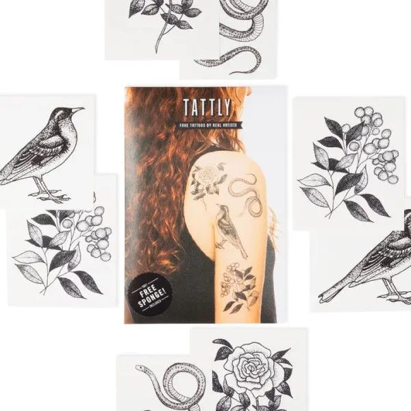 Flora and Fauna Temporary Tattoo Set Dickinson Jewelers Dunkirk, MD