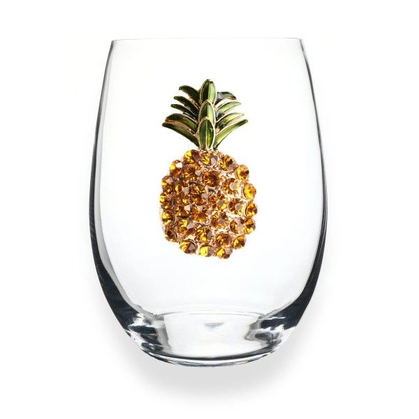 Pineapple Stemless Wine Glass Dickinson Jewelers Dunkirk, MD