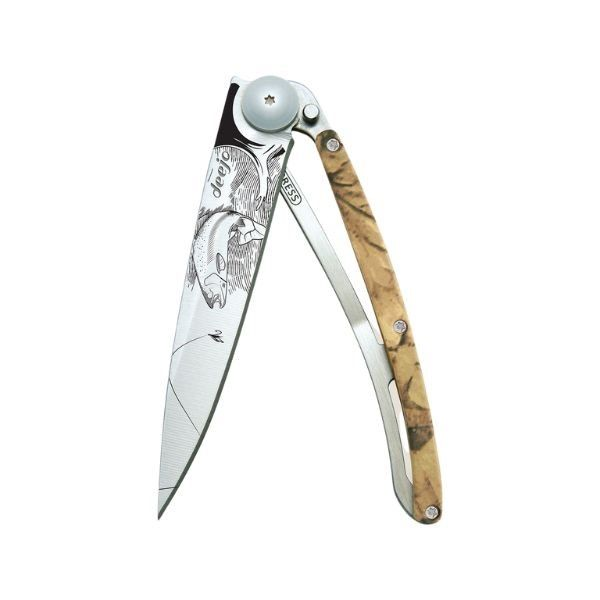 Juniper / Trout Laser Engraved Knife Dickinson Jewelers Dunkirk, MD