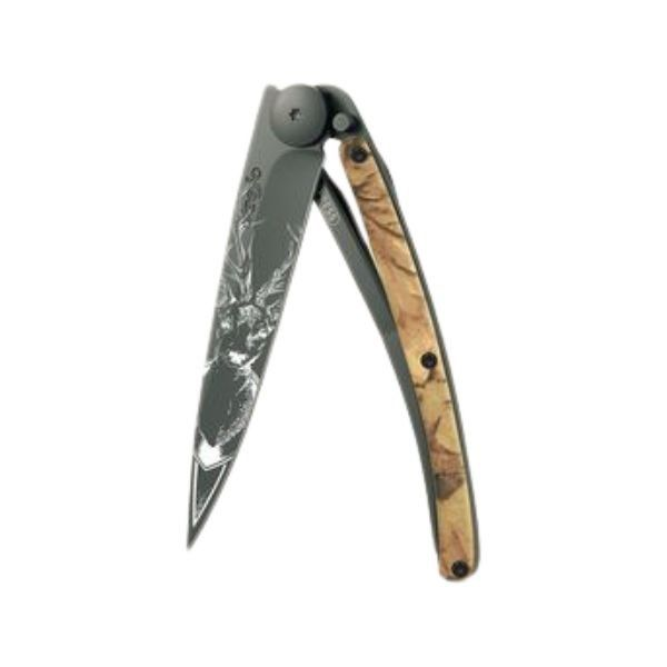 Brown Camo / Deer Laser Engraved Knife Dickinson Jewelers Dunkirk, MD