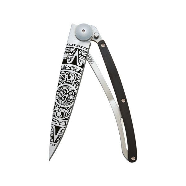 Ebony / Aztec Sun Laser Engraved Knife Dickinson Jewelers Dunkirk, MD