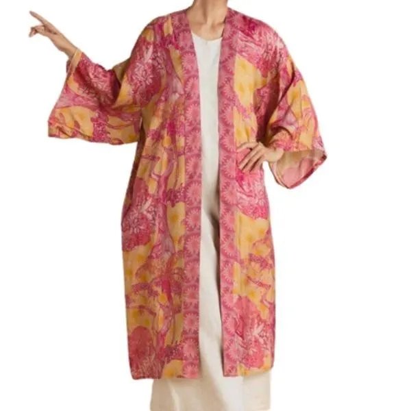 Tropical Toile Kimono Gown Dickinson Jewelers Dunkirk, MD