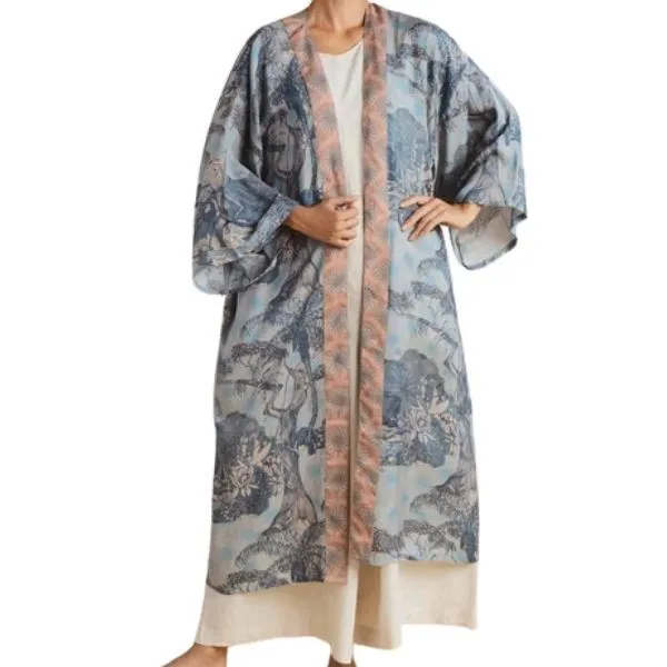 Tropical Toile Kimono Gown Dickinson Jewelers Dunkirk, MD