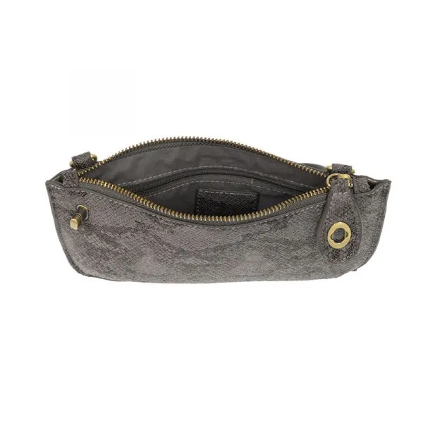 Grey Mini Crossbody Wristlet Clutch Image 2 Dickinson Jewelers Dunkirk, MD