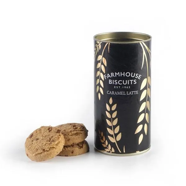 Black & Gold Caramel Latte Biscuits Tube Dickinson Jewelers Dunkirk, MD