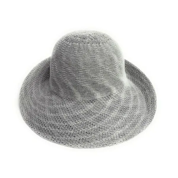 Grey Cotton Blend Turn Brim Hat Dickinson Jewelers Dunkirk, MD