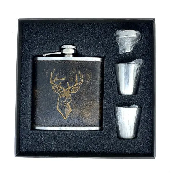 4-Piece Flask Box Set Dickinson Jewelers Dunkirk, MD