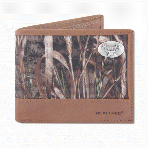Nylon/Leather Realtree Passcase Concho Wallet - Buck Dickinson Jewelers Dunkirk, MD