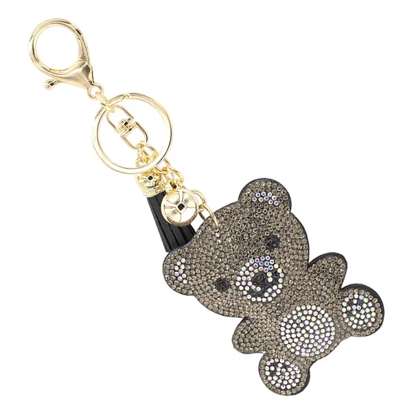 Glittering Teddy Bear Cushion Keychain Dickinson Jewelers Dunkirk, MD