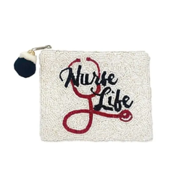 Nurse Beaded Coin Bag Nurse Beaded Coin Bag