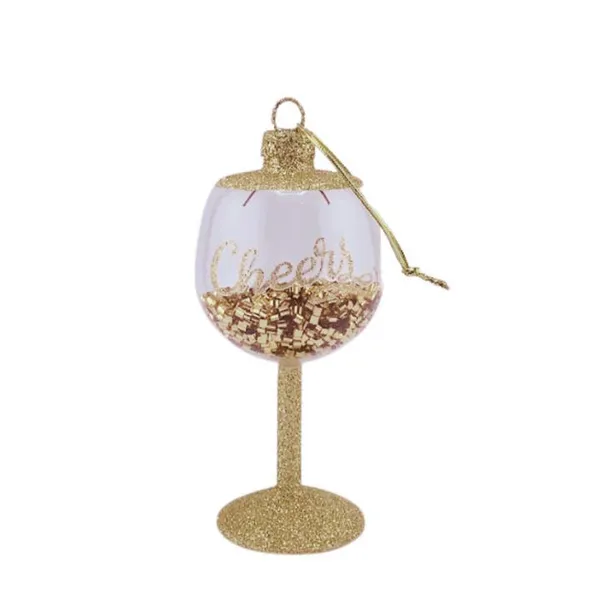 Holiday Ornament Wine Glass Dickinson Jewelers Dunkirk, MD