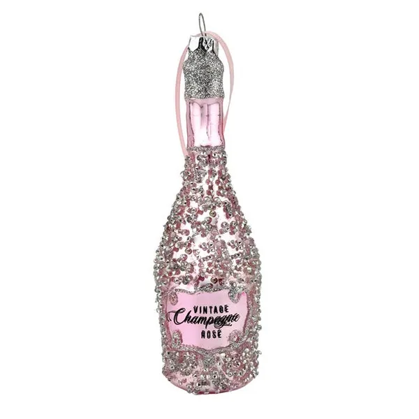 Boutique Gifts Vintage Rose Champagne Holiday Ornament Dickinson Jewelers Dunkirk, MD