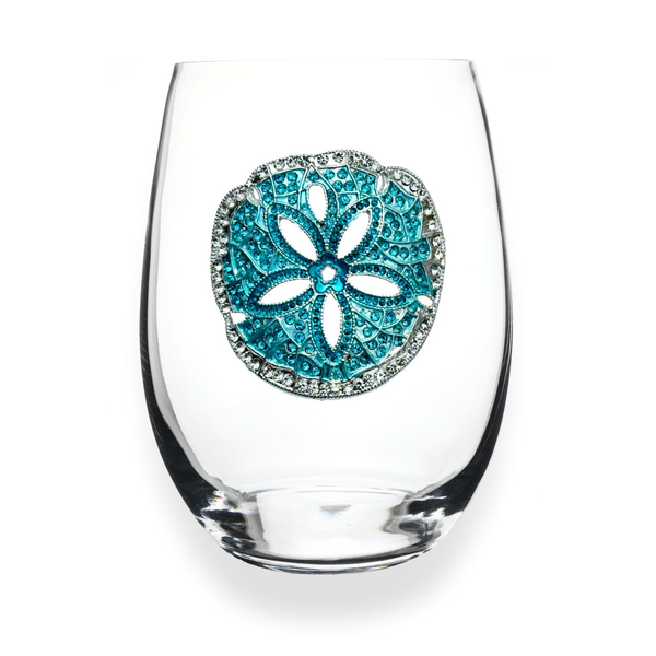 Sand Dollar Stemless Wine Glass in Boutique Gifts Dickinson Jewelers Dunkirk, MD