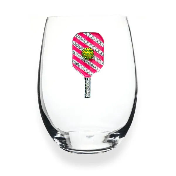 Pickleball Stemless Wine Glass Dickinson Jewelers Dunkirk, MD