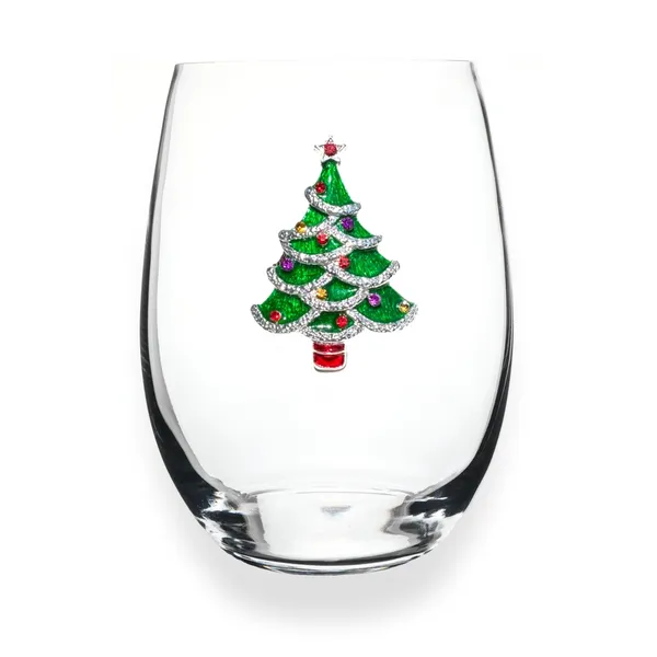 Jeweled Stemless Wine Glass Dickinson Jewelers Dunkirk, MD