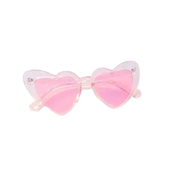 Pink Party Glitter Heart Sunglasses Dickinson Jewelers Dunkirk, MD