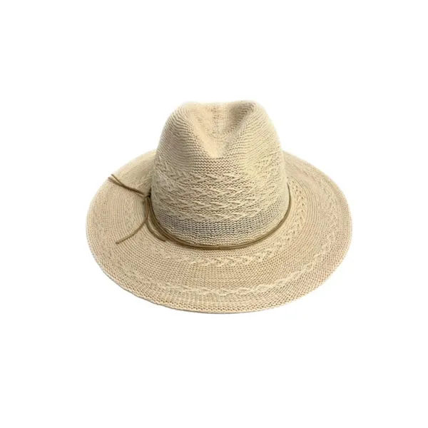 Light Beige Paten Fedora Brim Hat Dickinson Jewelers Dunkirk, MD