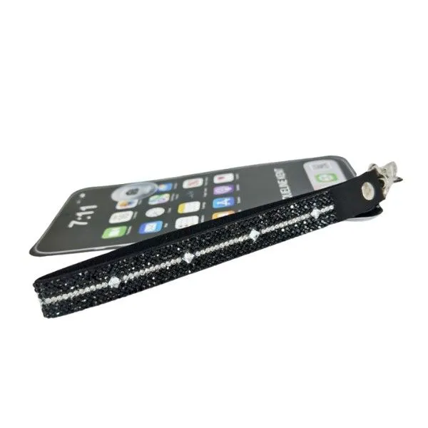 Jacqueline Kent Little Black Dress Black and Silver Crystals Phone Wrist Lanyard Dickinson Jewelers Dunkirk, MD