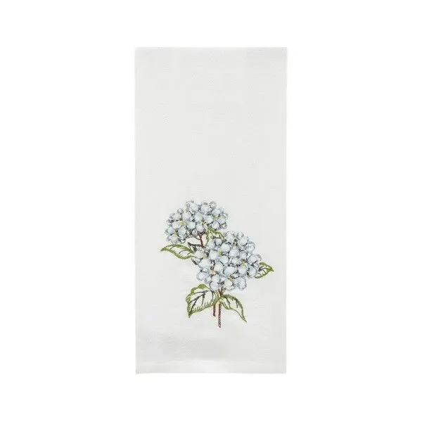 Hydrangea Embroidered Kitchen Towel Dickinson Jewelers Dunkirk, MD