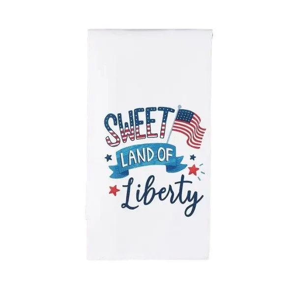 Sweet Land of Liberty Kitchen Towel Dickinson Jewelers Dunkirk, MD