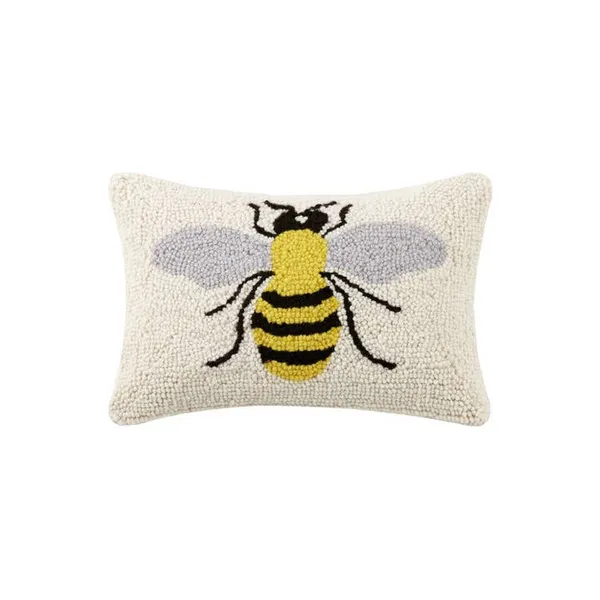 Boutique Gifts Bee Wool Hook Pillow Dickinson Jewelers Dunkirk, MD