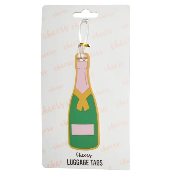 Boutique Gifts Green Champagne Bottle Silicone Luggage Tag Dickinson Jewelers Dunkirk, MD