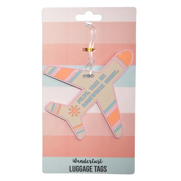 Boutique Gifts Sunny Plane Silicone Luggage Tag Dickinson Jewelers Dunkirk, MD