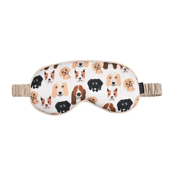 Boutique Gifts Dog Satin Eye Mask with Zipper Pouch Dickinson Jewelers Dunkirk, MD