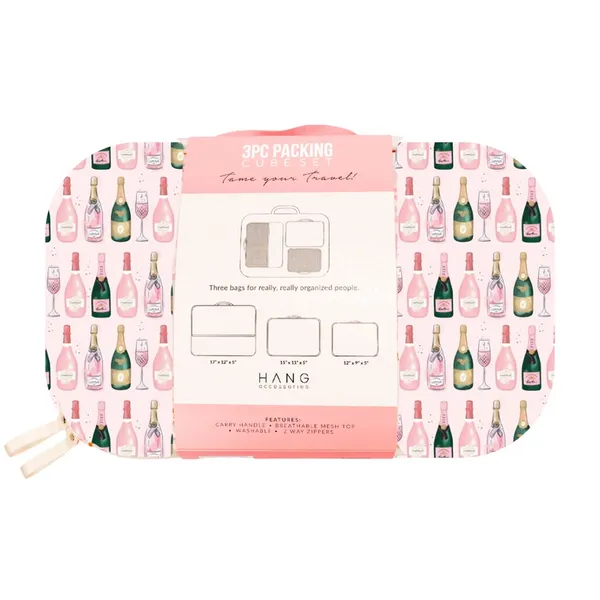 Boutique Gifts Champagne 3 Piece Packing Cube Set Dickinson Jewelers Dunkirk, MD