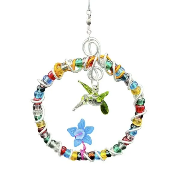 Handmade Glass Beaded Circle Suncatcher Dickinson Jewelers Dunkirk, MD
