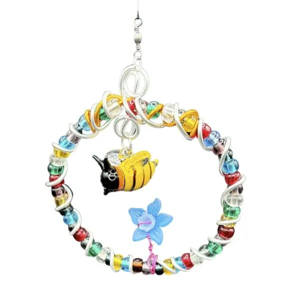 Handmade Glass Beaded Circle Suncatcher Dickinson Jewelers Dunkirk, MD